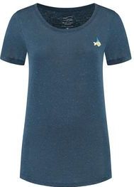 T-Shirt Blue Loop Women Denimcel Fishshark Dress Blue