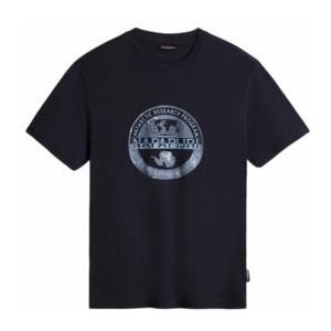 T-Shirt Napapijri Men S-Bollo 1 Blu Marine-XXXL