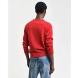 GANT - Superfine Lambswool Trui - Bright Red - 100% Lamswol
