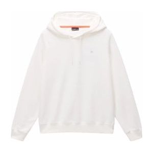 Napapijri - B-Nedles - Hoodie - Wit - Relaxed Fit - 100% Katoen