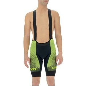 Fietsbroek UYN Men Racefast OW BIB Short Black Yellow-S