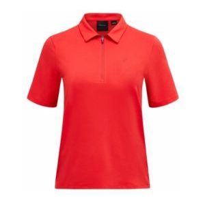 Polo Peak Performance Women Comfort Zip Brilliant Red-XS