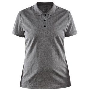 Polo Craft Women Core Unify Polo Shirt Dark Grey Melange-XL