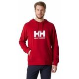 Helly Hansen - HH Logo Hoodie 2.0 - Hoodie - Rood - 100% Organisch Katoen