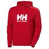 Helly Hansen - HH Logo Hoodie 2.0 - Hoodie - Rood - 100% Organisch Katoen