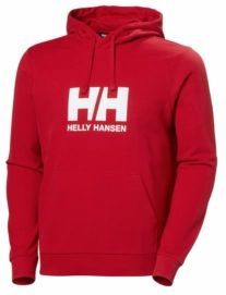Helly Hansen - HH Logo Hoodie 2.0 - Hoodie - Rood - 100% Organisch Katoen