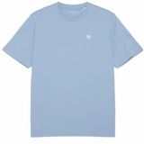 T-shirt KnowledgeCotton Apparel Men Loke Badge Tee  Asley Blue-XXXL