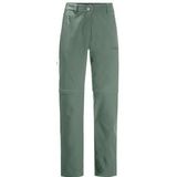 Broek Jack Wolfskin Women Active Track Zip Off Pants Picnic Green-Maat 42