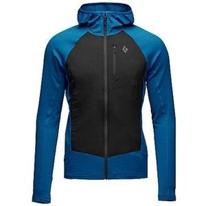 Vest Black Diamond Men Coefficient Lt Hybrid Hoody Kingfisher Black-S