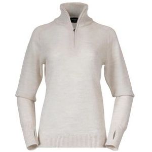 Trui Bergans Women Ulriken Light Merino Jumper Vanilla White-M