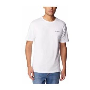 T-Shirt Columbia Men CSC Basic Logo Short Sleeve White LC CSC Branded Graphic-XL