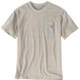 T-Shirt Carhartt Men Heavyweight Pocket Stripe Malt/Apple Butter?Stripe-XL