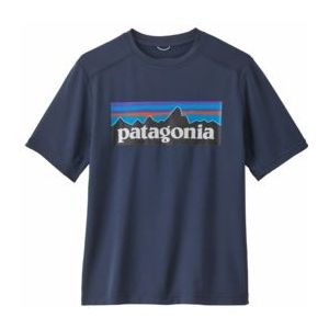 T-Shirt Patagonia Kids Capilene Silkweight P-6 Logo New Navy-S