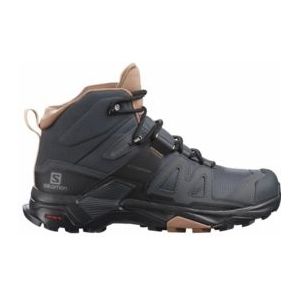 Wandelschoen Salomon Women X Ultra 4 Mid GTX Ebony Mocha Mousse Almond Cream-Schoenmaat 36,5 (UK 4)