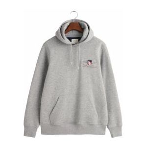 Hoodie GANT Men Medium Archive Shield Grey Melange-XXL