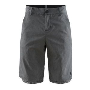 Fietsbroek Craft Men Ride Habit Shorts Dark Grey Melange-S
