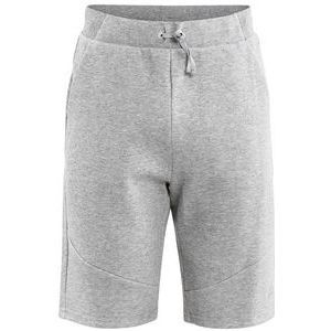 Sportbroek Craft Men District Sweat Shorts Grey Melange-XXL