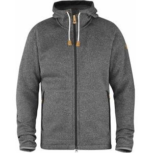 Vest Fjällräven Övik Fleece Hoodie Dark Grey