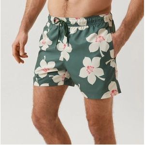 Zwembroek Björn Borg Men Sylvester Loose BB Graphic Floral Duck Green-S