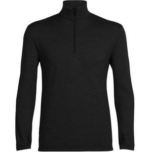 Pullover Icebreaker Men Original LS Half Zip Black-XL