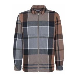 Vest Barbour Men Lannich Tartan Overshirt Cedarwood-L