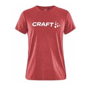 T-Shirt Craft Women Community Logo Tee Bright Red Melange-S