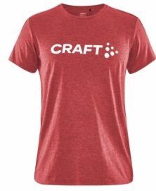 T-Shirt Craft Women Community Logo Tee Bright Red Melange-M