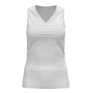 Ondershirt Odlo Women BL Top V-Neck Singlet Active F-Dry Light White-XS