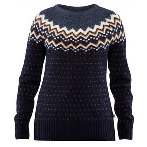 Trui Fjällräven Women Övik Knit Sweater Dark Navy-XS