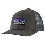 Pet Patagonia P-6 Logo Trucker Hat Forge Grey