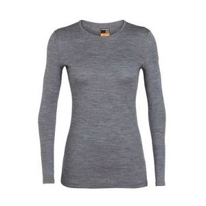 Longsleeve Icebreaker Women 200 Oasis LS Crewe Gritstone Heather