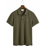 Polo GANT Men Ruggers Ss Juniper Green-S