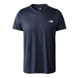 T-Shirt The North Face Men Reaxion AMP Crew Shady Blue Heather-XS
