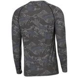 Thermoshirt Saxx Men Quest Long Sleeve Navy Mountainscape-S