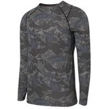 Thermoshirt Saxx Men Quest Long Sleeve Navy Mountainscape-S