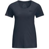 T-Shirt Jack Wolfskin Women Tech T Night Blue-M