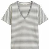 Marc O'Polo - T-Shirt - Nordic Sea / Offwhite - Dames - 503207251107