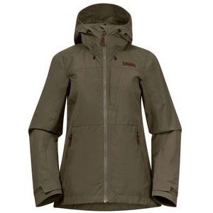 Jas Bergans Women Nordmarka Leaf Light Wind Jacket Green Mud-L