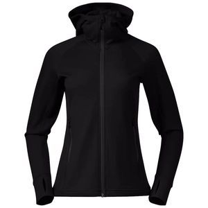 Vest Bergans Women Ulstein Wool Hood Black-XL