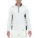 Skipully UYN Men Natyon Ribs 2Nd Layer Half Zip White Black White-XL