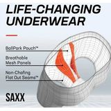 Saxx - Daytripper - Boxershort - Zwart - Relaxed Fit - BallPark Pouch