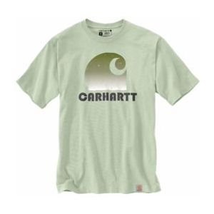 T-Shirt Carhartt Men Heavyweight C Graphic Tender Greens-S