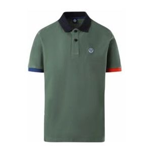 Polo North Sails Men SS Polo Graphic Garden Green-XXL