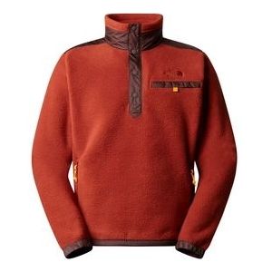 The North Face - Royal Arch 1/4 Snap - Trui - Brandy Brown Coal Brown