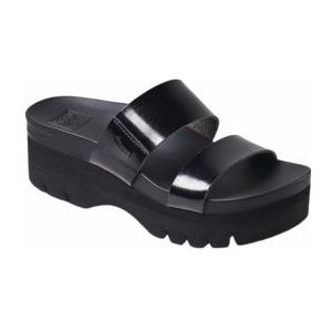 Reef - Cushion Vista Higher - Sandaal - Black Patent - Vegan Leer