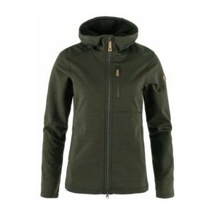 Vest Fjällräven Women Keb Fleece Hoodie Deep Forest-L