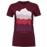 T-Shirt Black Diamond Women Vista SS Tee Bordeaux-S