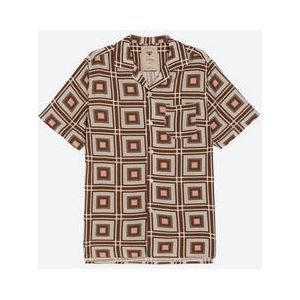 Shirt OAS Men Brown Yard Viscose