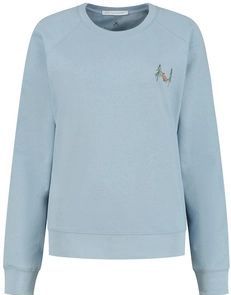 Blue Loop - Women Blue Fleece Bear Sweater - Lichtblauw - Trui