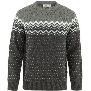 Trui Fjallraven Men Ovik Knit Sweater Dark Grey-Grey-L